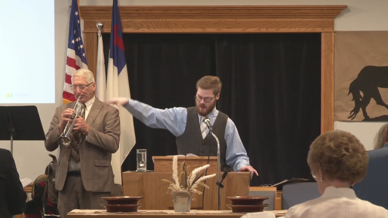 Sunday School. Pastor Troyer; Prepared to Suffer