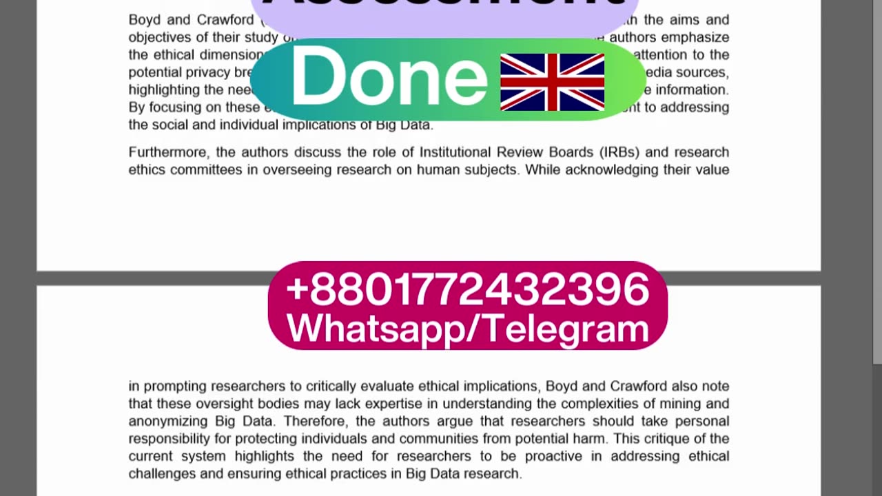 Student Work(Critical Review)|MKM13 Big Data & Digital Society Literature Review|University of Essex