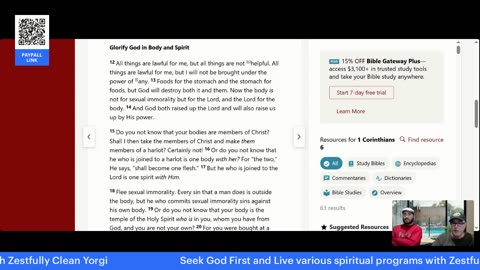 Seek God first and live