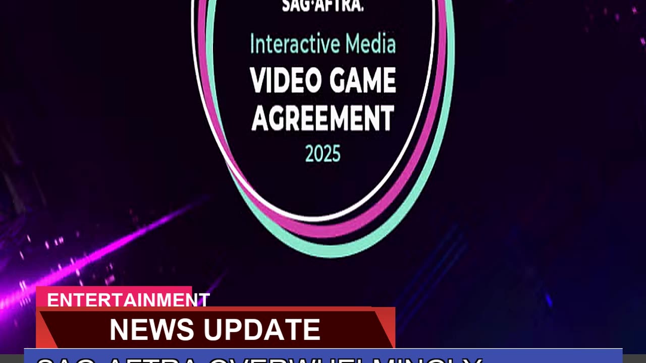 Sagaftra Overwhelmingly Approves Video Game Agree