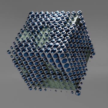 Cubes, abstract, 3d art