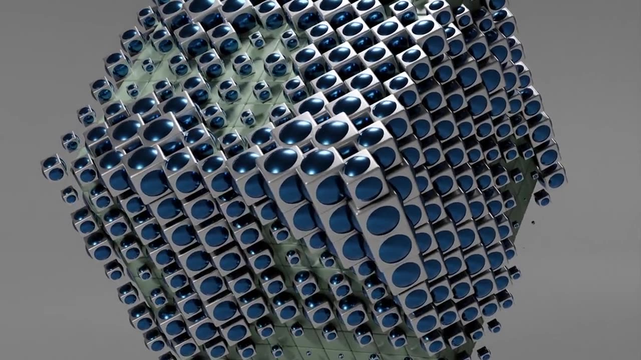 Cubes, abstract, 3d art