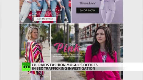 FBI raids fashion mogul's office in sex trafficking inquiry