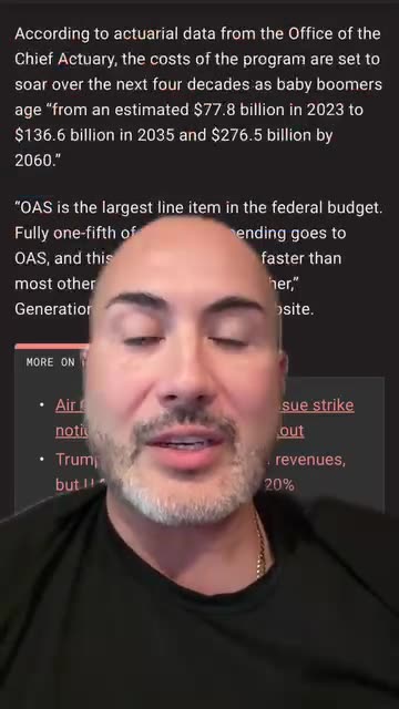 So, baby boomers and seniors who voted for the Liberals — you’re not gonna like this