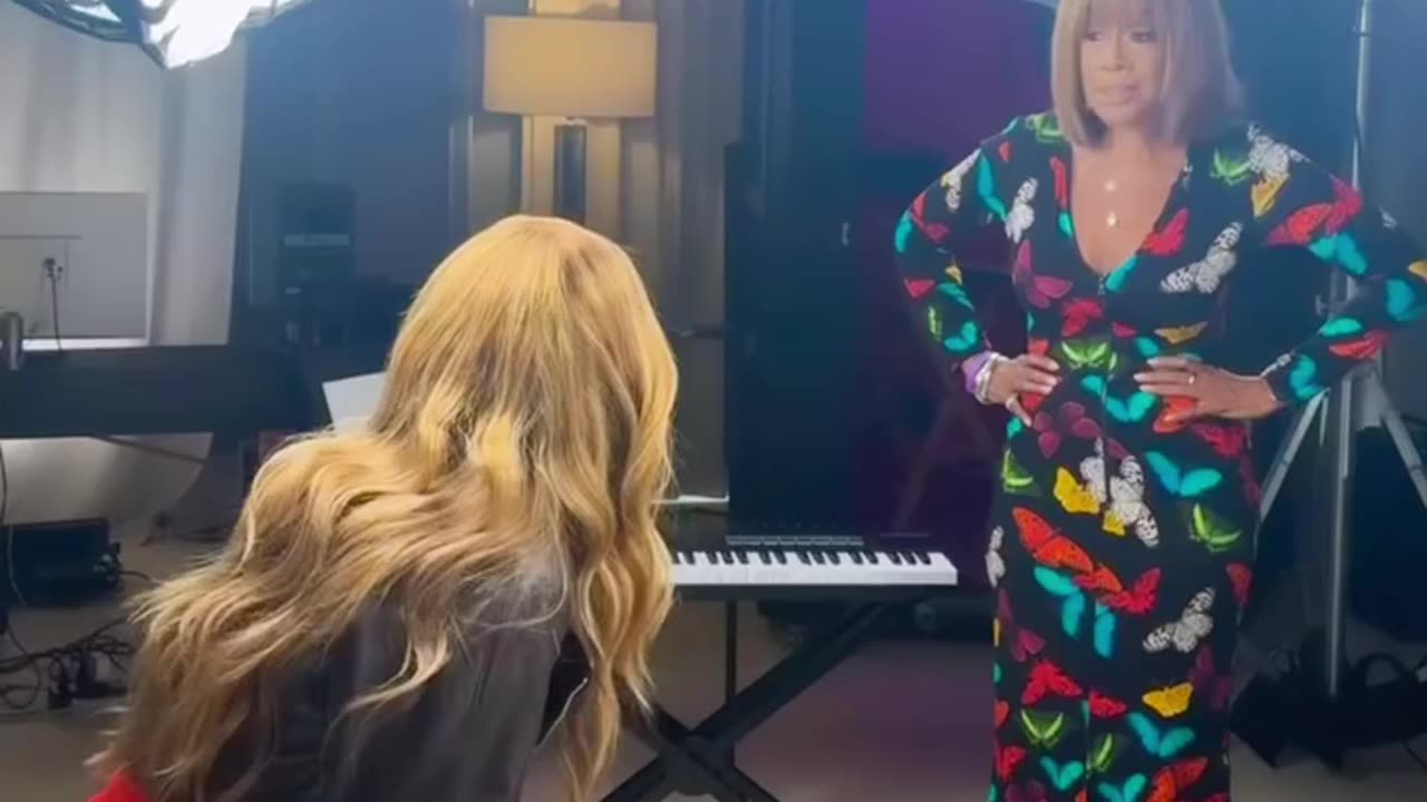 CBS This Morning's Gayle King With Singer Mariah Carey