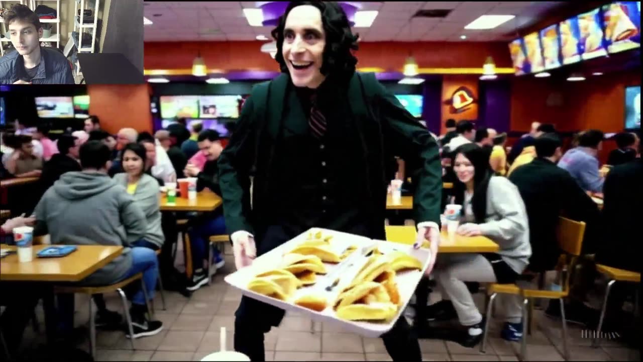 Outtake #3,068 Of Severus Snape From Harry Potter Series Is Dancing At A Taco Bell Restaurant Fake