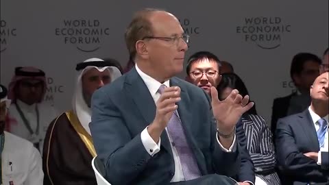 BlackRock CEO Larry Fink to WEF attendees: "Substituting humans for machines is going to be easier"
