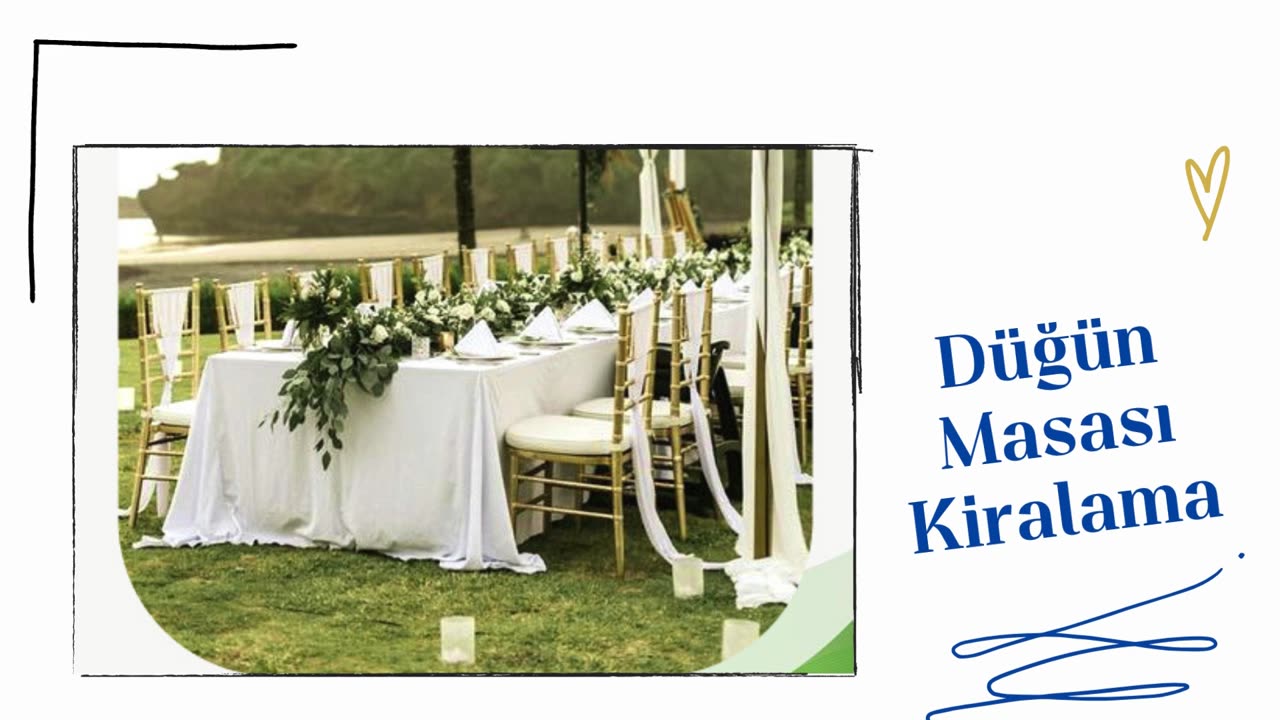 Dugun Masasi Kiralama