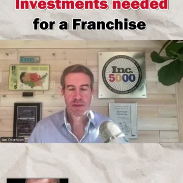 Investments needed for a Franchise
