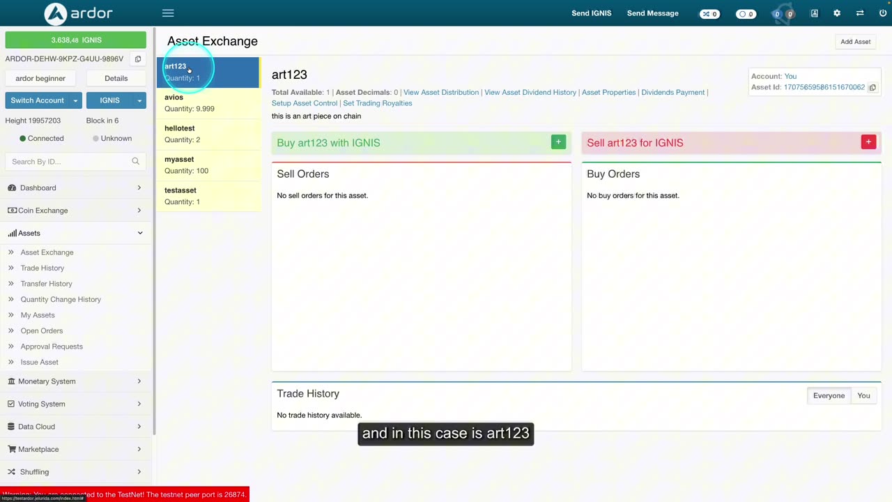 107 How to Set Trading Royalties on a Singleton Asset