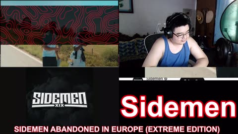 SIDEMEN ABANDONED IN EUROPE (EXTREME EDITION) REACTION BLACK