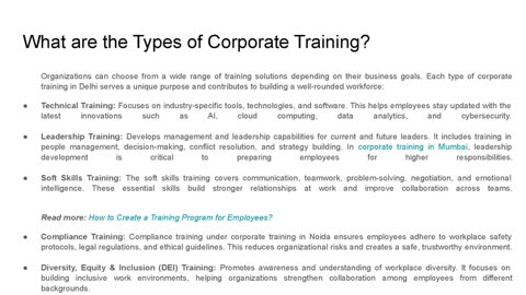 Boosting Workplace Performance with Corporate Training