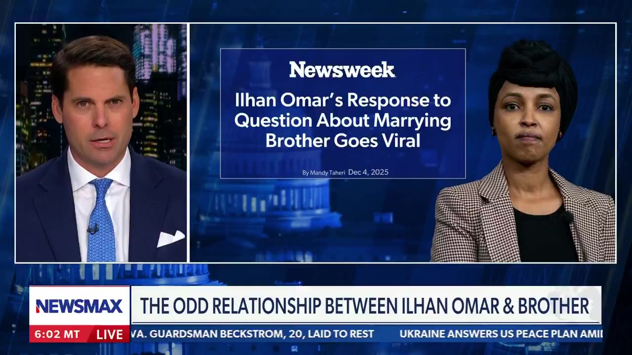 Rob Finnerty discussed the rumors surrounding Rep Ilhan Omar alleging she married her brother