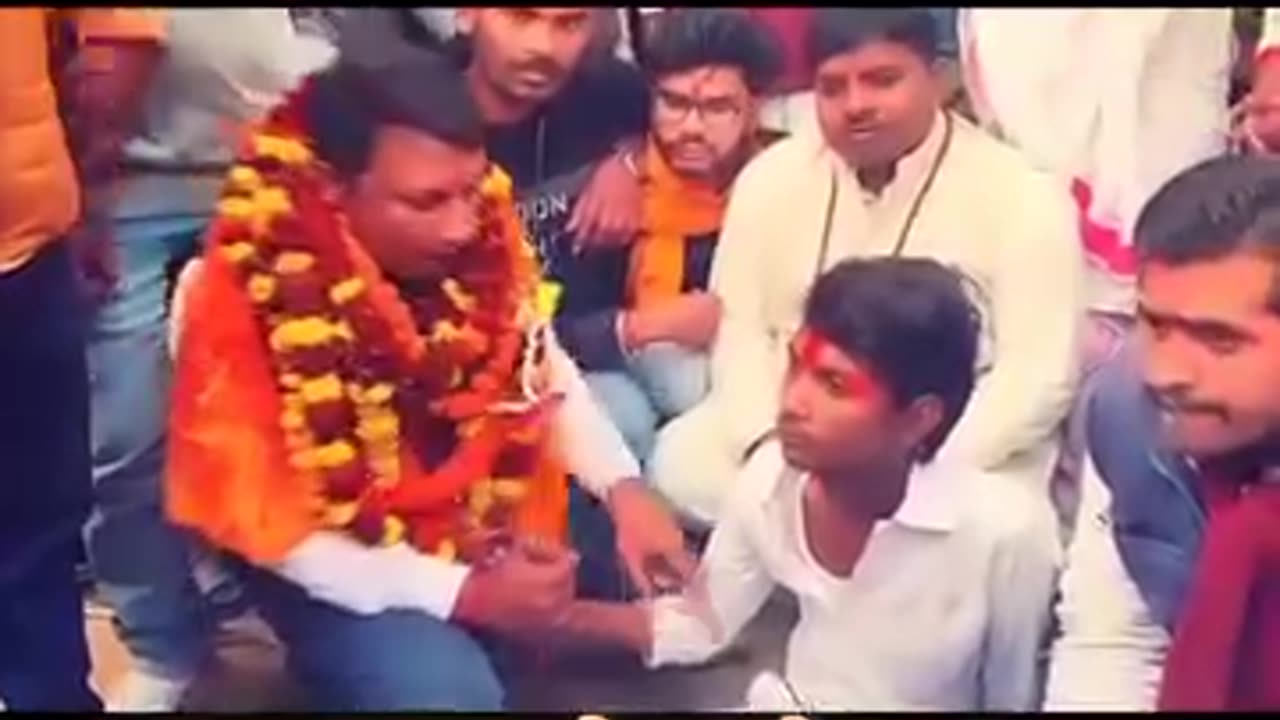 सवर्ण सभा का आयोजन था पंकज तिवारी जी विकलांग है