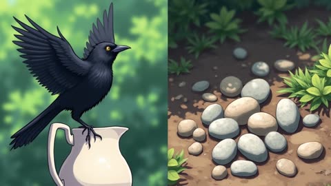The Crow and the Pitcher
