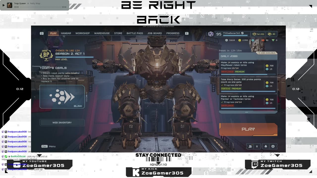 Join my crew get free Gifts War Robots Frontiers.