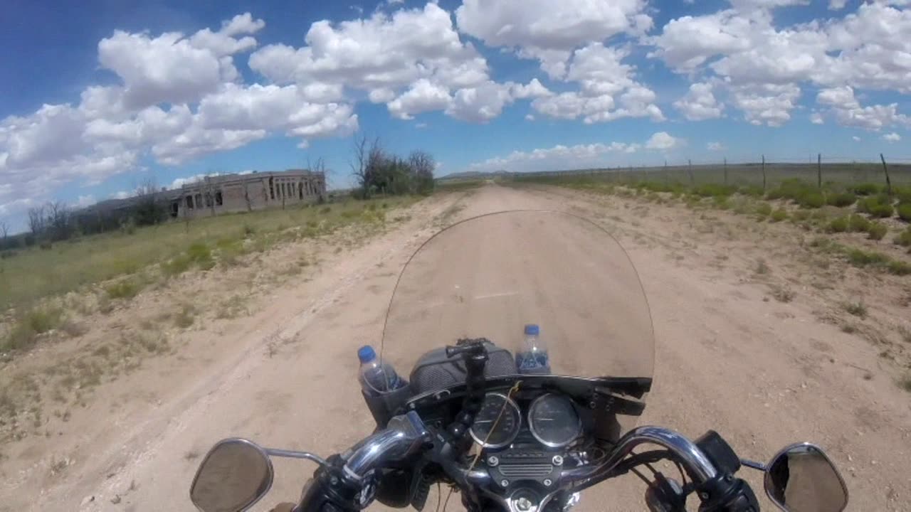 Backroad Biker Adventure - New Mexico Ghost Town, Cedarvale