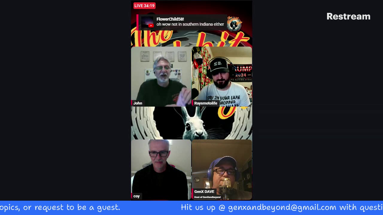 GenX DAVE is a guest on (UNCHAINED) Down The rabbit hole