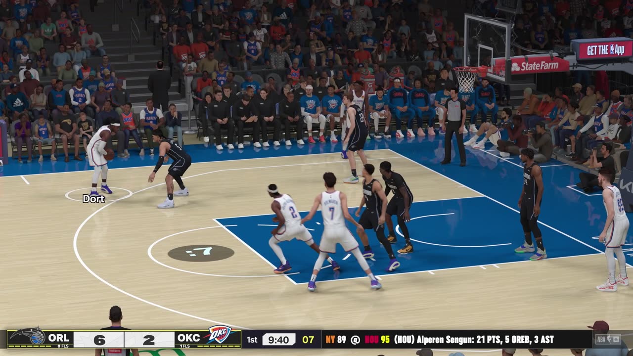NBA 2k25 Oklahoma City Thunder Franchise Game 7 Magic Vs Thunder CPU Vs CPU