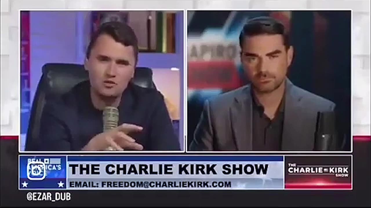 48hrs Ago: Charlie Kirk confronted Ben Shapiro on Jewish MSM hiding Israel ethnically cleansing Gaza