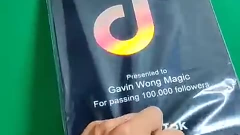 Breaking: Unboxing my 100K FOLLOWERS Tiktok plaque! #asmr