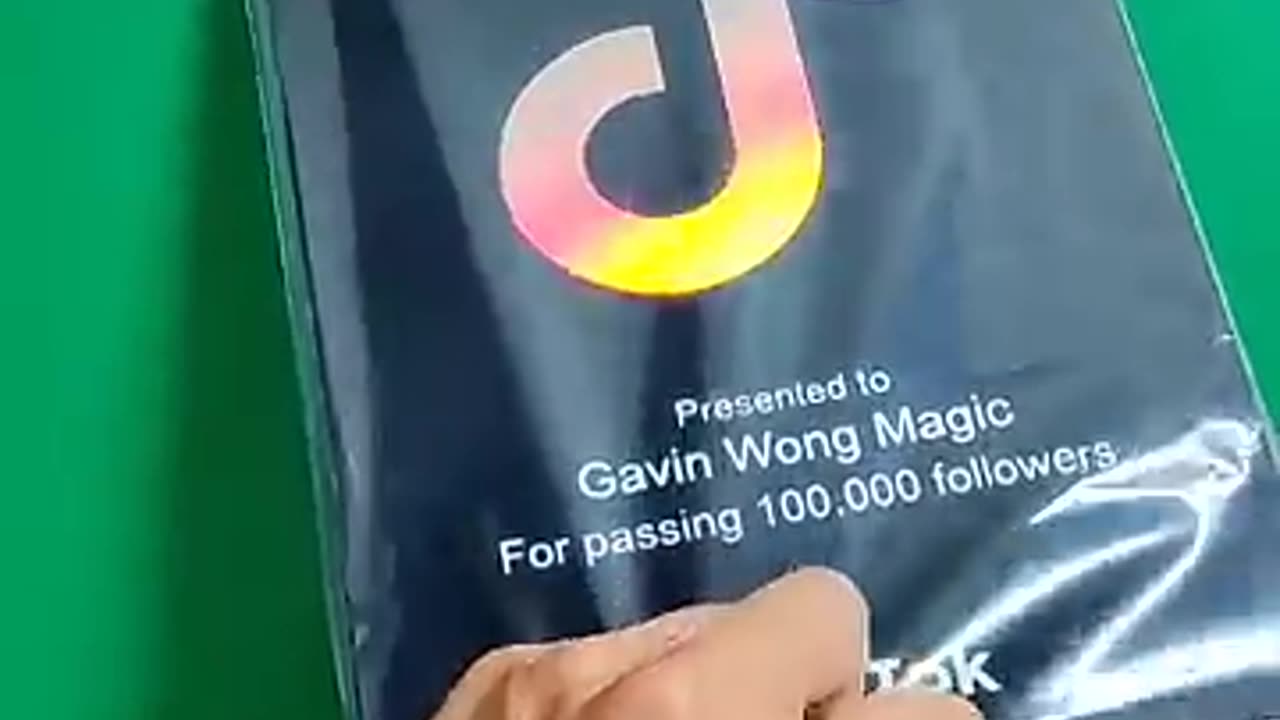 Breaking: Unboxing my 100K FOLLOWERS Tiktok plaque! #asmr