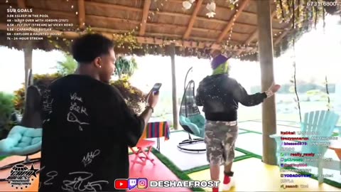 6ix9ine tells Deshae Frost he'll smash a 10 or a 0