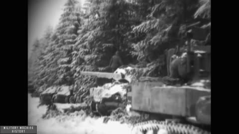 703rd Tank Destroyer Battalion in Battle of the Bulge - Original Footage