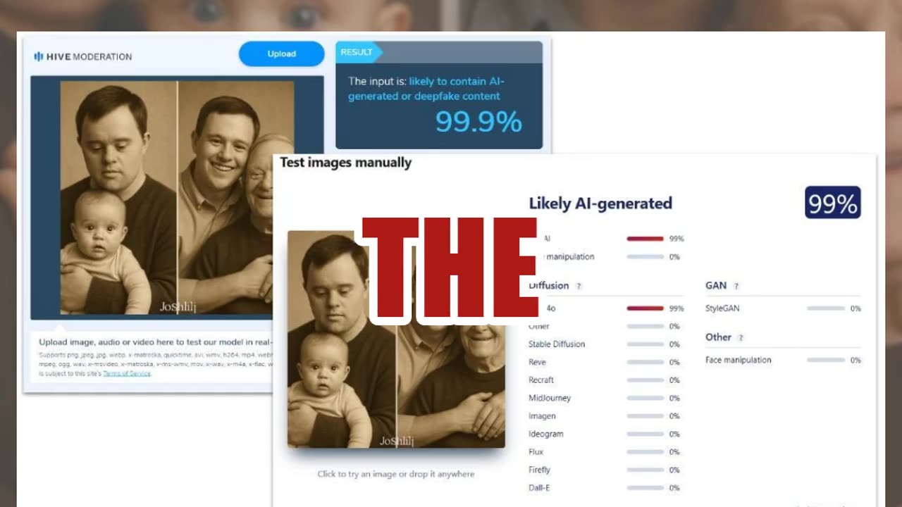 Fact Check: AI Photos Of Father Ben With Down Syndrome And Son Noah Are NOT Real -- Clickbait