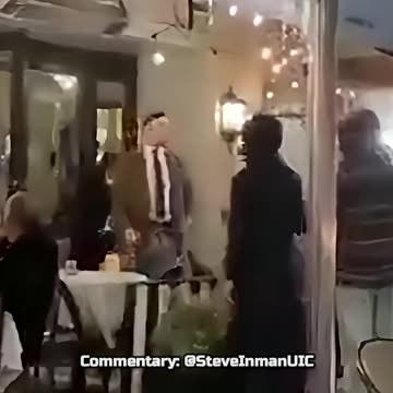 Rioter gets knocked out