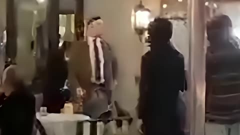 Rioter gets knocked out