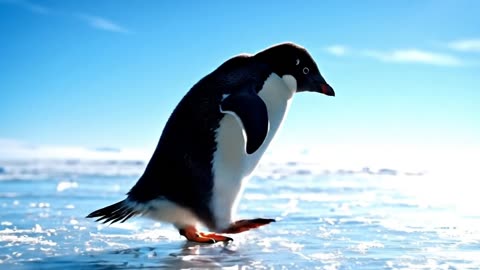 Plodding penguin