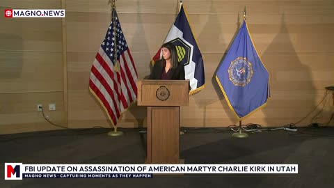 🚨 FBI Update on Assassination of American Martyr Charlie Kirk at Utah Valley University [LIVE]