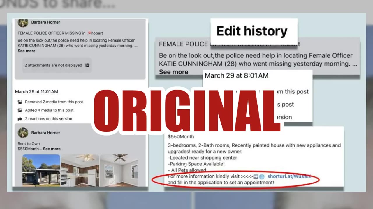 Fact Check: Posts About 'Missing Police Officer' Katie Cunningham Are SCAMS