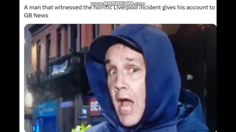 A man that witnessed the horrific Liverpool incident gives his account to GB News