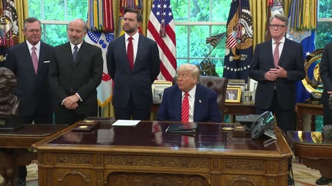 President Trump Makes a Trade Announcement, May 8, 2025