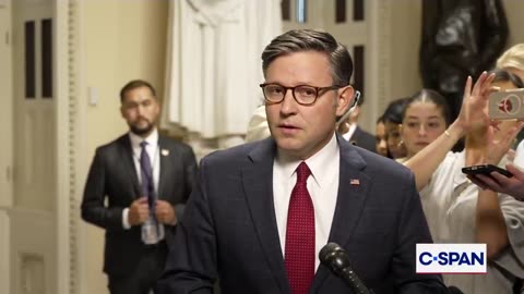 SPEAKER JOHNSON: "We ask everyone to pray [Charlie Kirk] & his family."