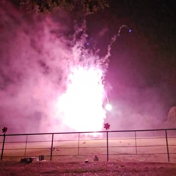 Fourth of July firework celebration