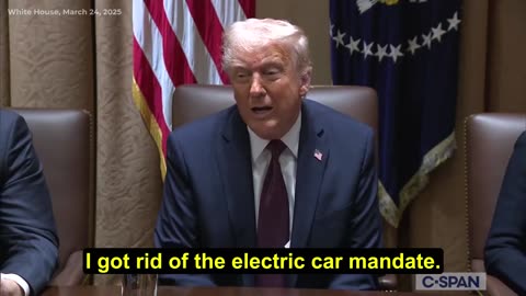Donald Trump: I Ended the EV Mandate—But Elon Never Asked Me for Anything