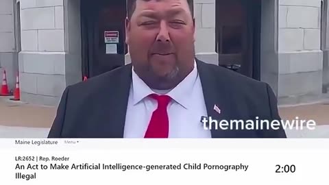 Dem Maine Legislative Council voted AGAINST a bill that would ban ai-generated child porn