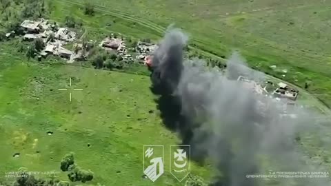 🔥 Soldiers of Burevyi Brigade have destroyed a Russian field depot of fuel and lubricants.