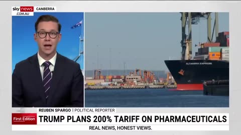 Trump tells pharmaceutical manufacturers to 'get their act together' or be tariffed