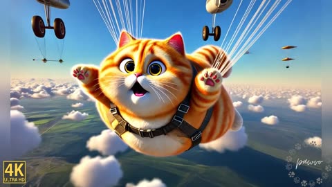 🐾🐈kitten run away from school