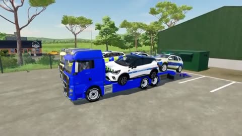 Farming Simulator Hauling: Fire Engines & Mixers with Big Rigs