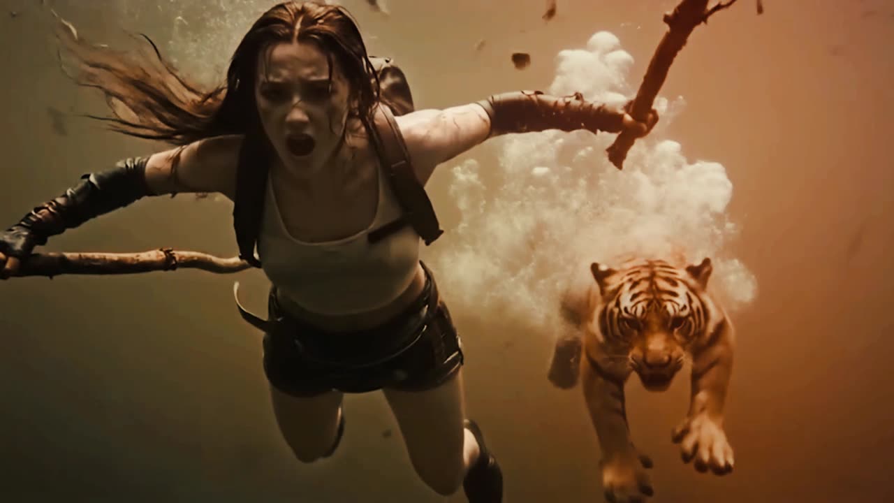 A Girl Alone Surviving In The Forest - Clash with the Colossal White Eagle