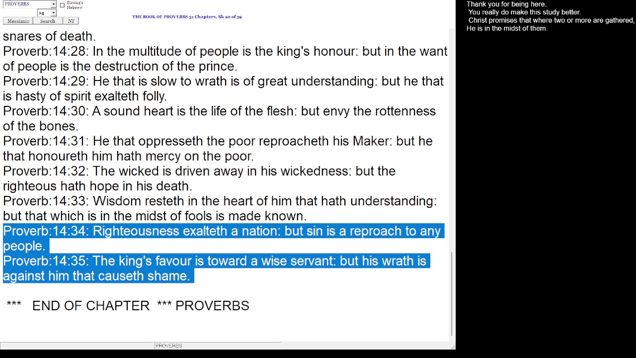 Proverbs 14