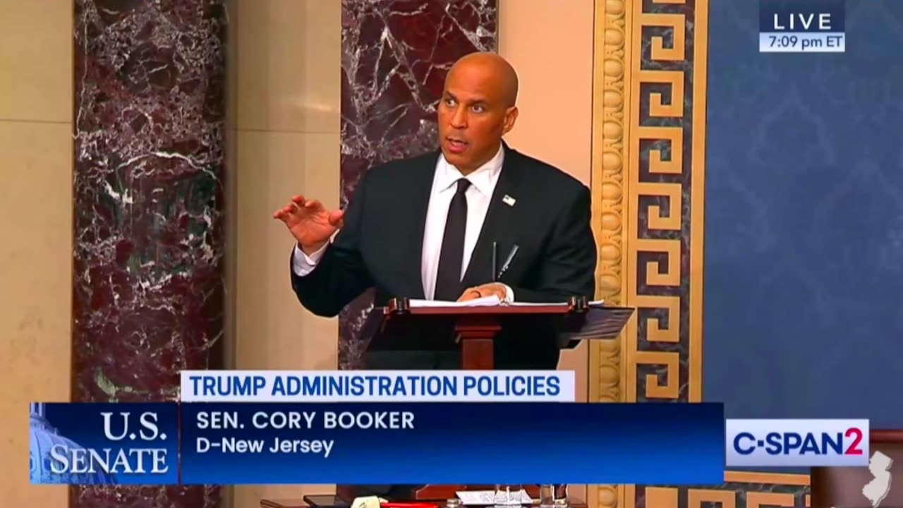 Democrat breaks record, WHILE fasting! Cory Booker goes 25-hours smashing Republican treason