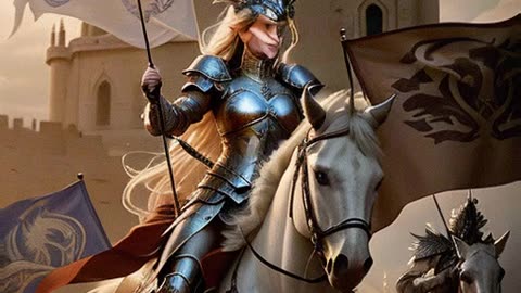 "She rules with power and pride ⚔️👑 #WarriorQueen"
