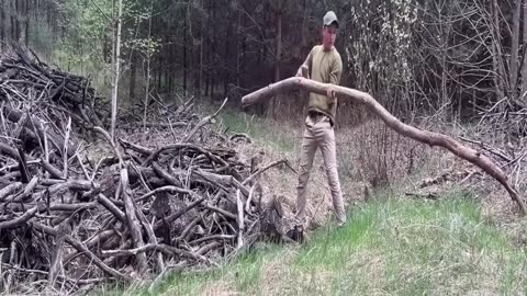 Building a Underground Shelter Secret Bushcraft Bunker Waterproof Warm and Cozy Construction