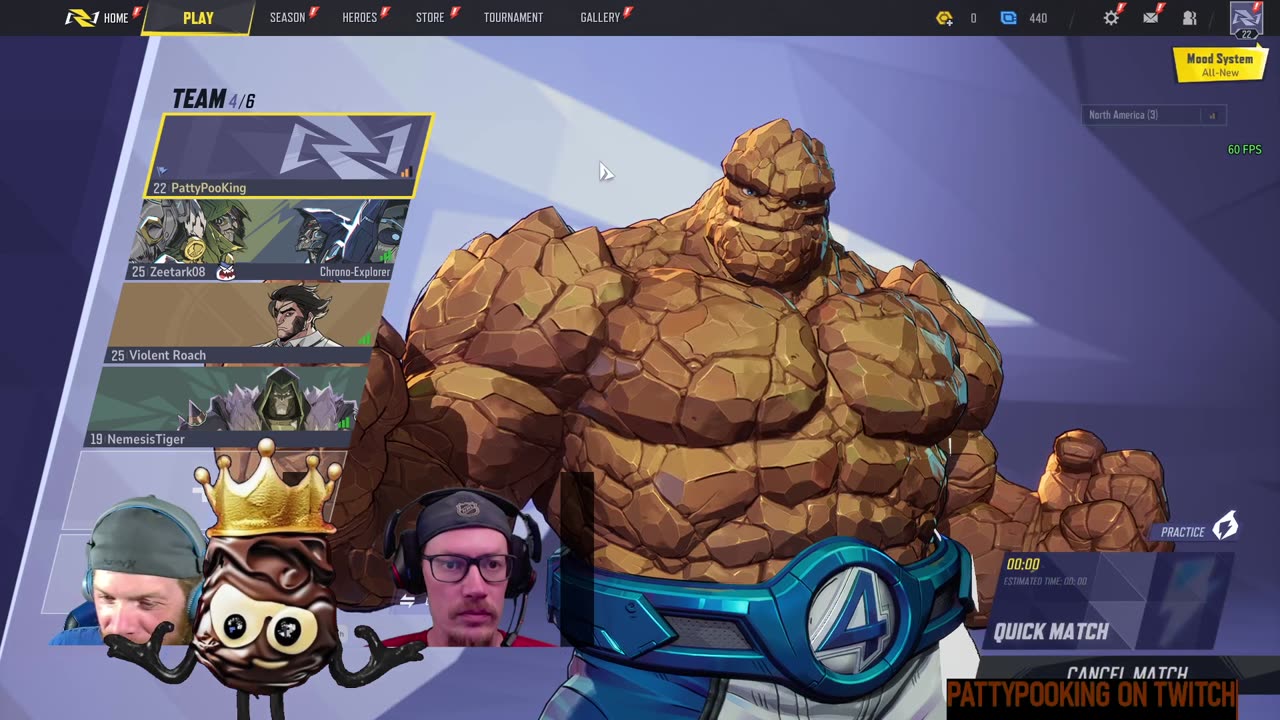 Tuesday Co stream with @violentroach #marvelrivals #marvel #pattypooking